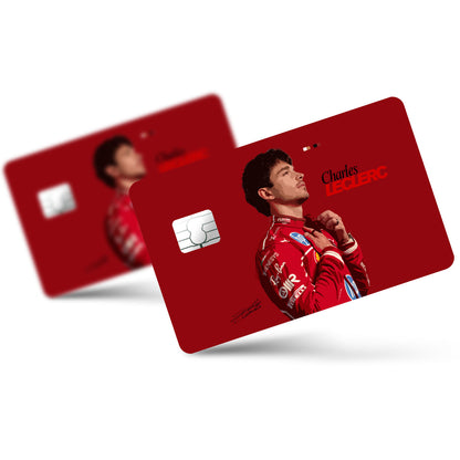 Flex Designs Credit Card Charles Leclerc Ferrari F1 FlexM Full Skins - Sports  Credit Card & Debit Card Skin