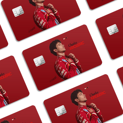 Flex Designs Credit Card Charles Leclerc Ferrari F1 FlexM Window Skins - Sports  Credit Card & Debit Card Skin