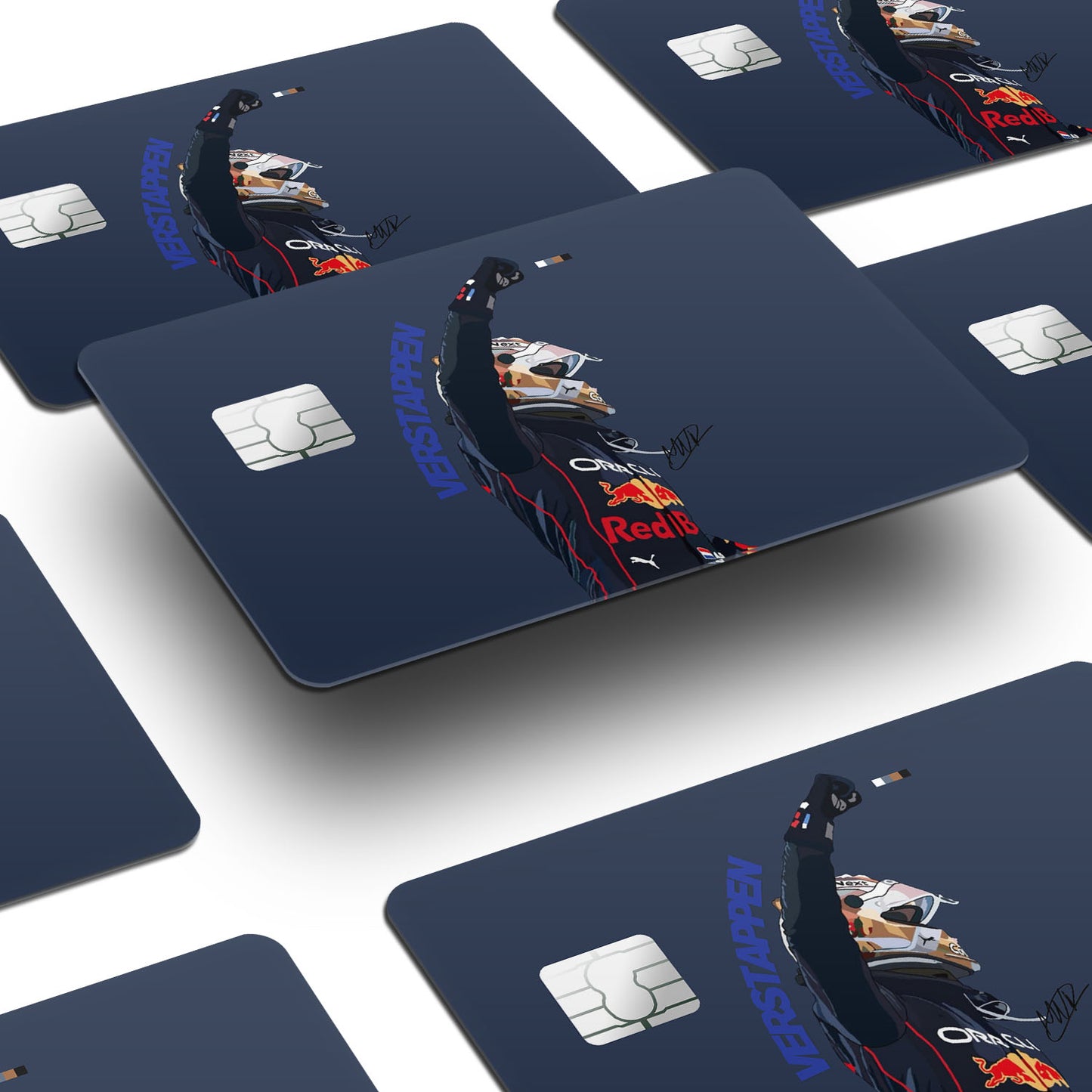 Flex Designs Credit Card Max Verstappen Red Bull F1 FlexM Window Skins - Sports  Credit Card & Debit Card Skin
