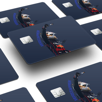 Flex Designs Credit Card Max Verstappen Red Bull F1 FlexM Window Skins - Sports  Credit Card & Debit Card Skin