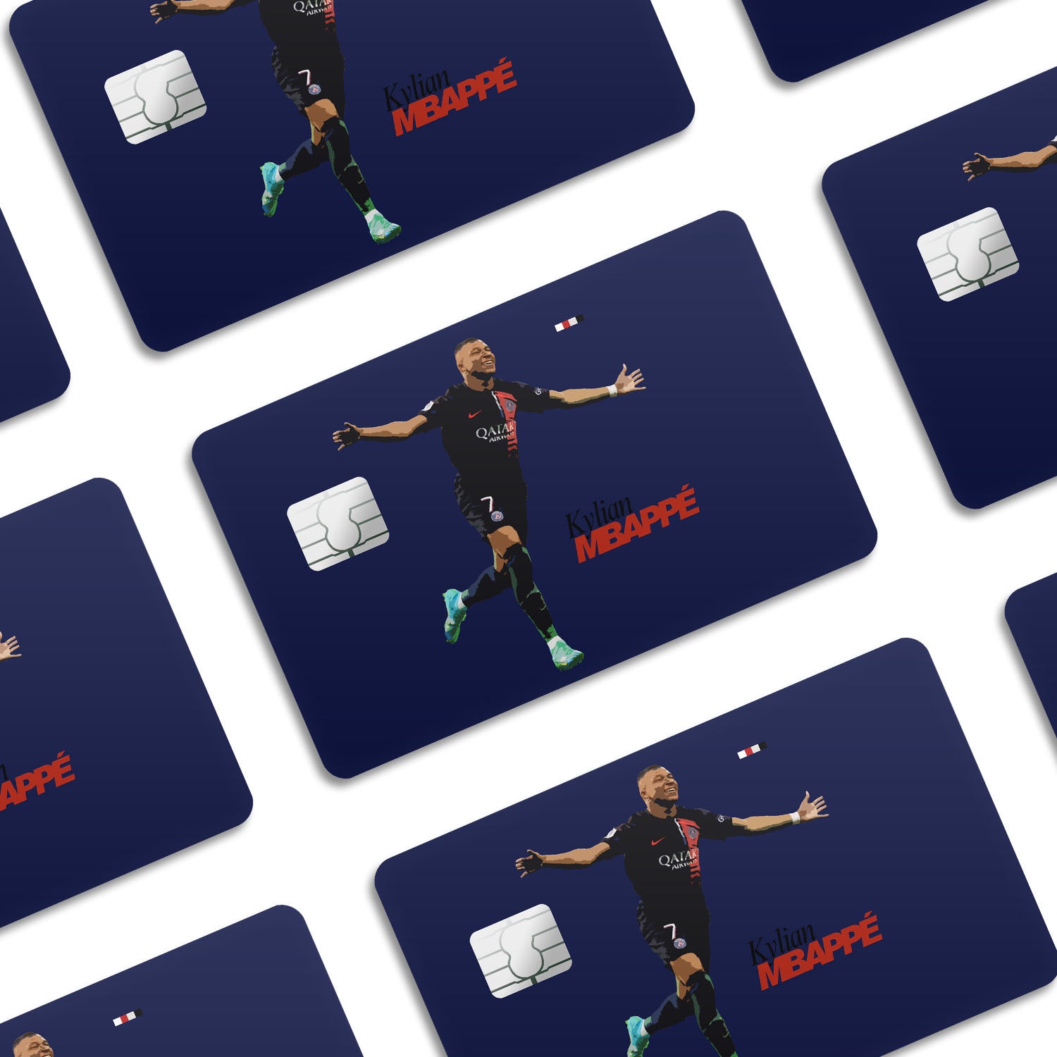 Flex Designs Credit Card Kylian Mbappe PSG FlexM Window Skins - Sports  Credit Card & Debit Card Skin