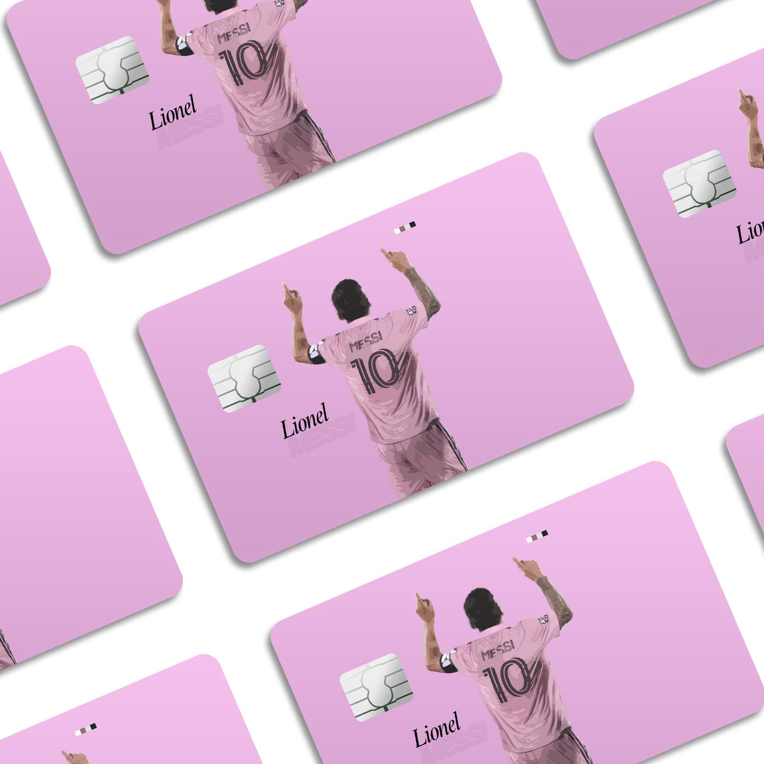 Flex Designs Credit Card Lionel Messi Inter Miami FlexM Window Skins - Sports  Credit Card & Debit Card Skin