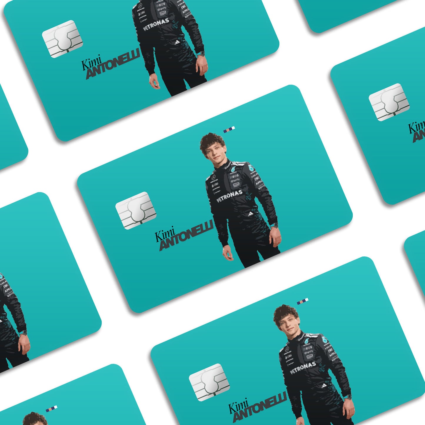 Flex Designs Credit Card Kimi Antonelli FlexM Window Skins - Sports  Credit Card & Debit Card Skin