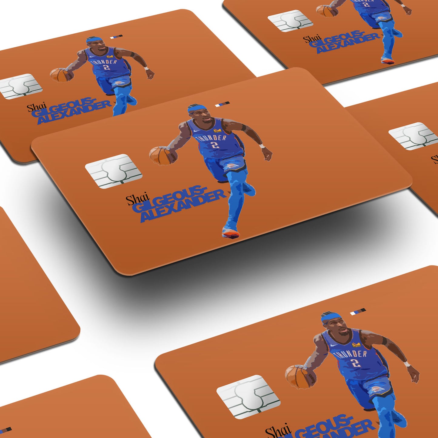 Flex Designs Credit Card Shai Gilgeous Alexander FlexM Window Skins - Sports  Credit Card & Debit Card Skin
