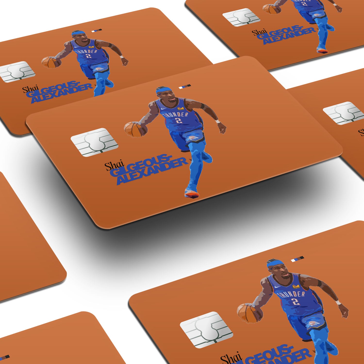 Flex Designs Credit Card Shai Gilgeous Alexander FlexM Window Skins - Sports  Credit Card & Debit Card Skin