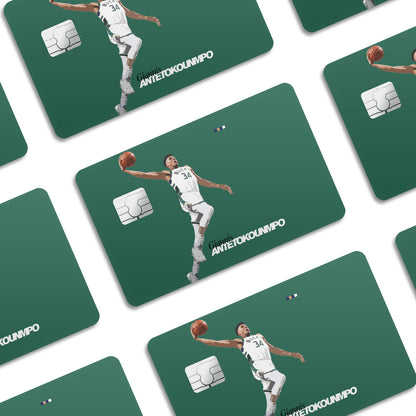 Flex Designs Credit Card Giannis Antetokounmpo FlexM Window Skins - Sports  Credit Card & Debit Card Skin