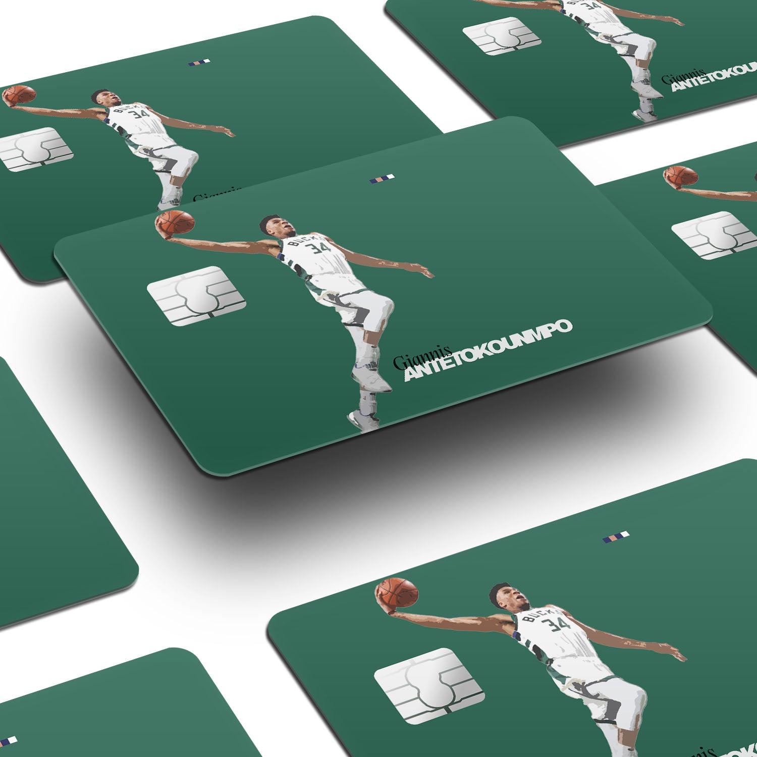 Flex Designs Credit Card Giannis Antetokounmpo FlexM Window Skins - Sports  Credit Card & Debit Card Skin
