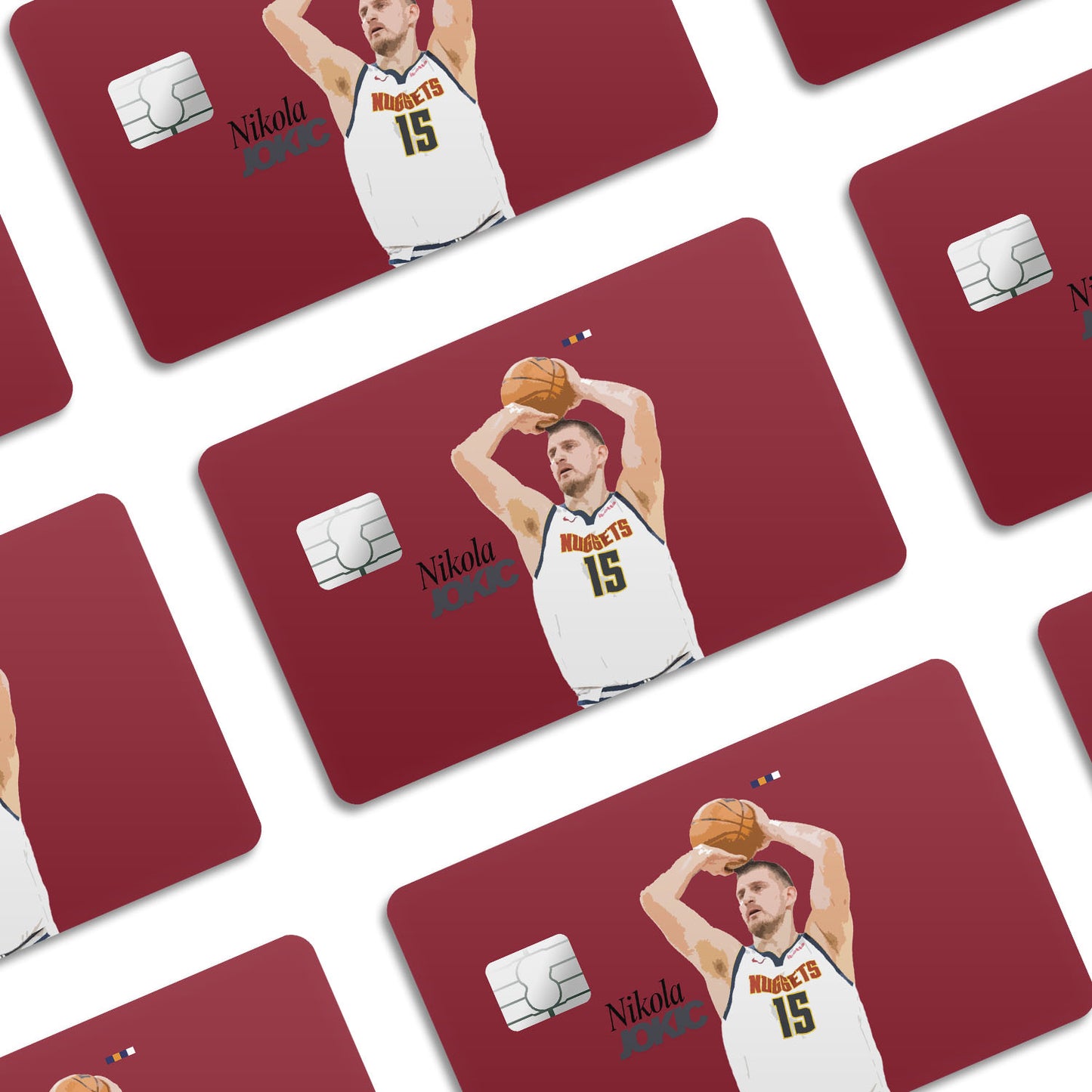 Flex Designs Credit Card Nikola Jokic FlexM Window Skins - Sports  Credit Card & Debit Card Skin