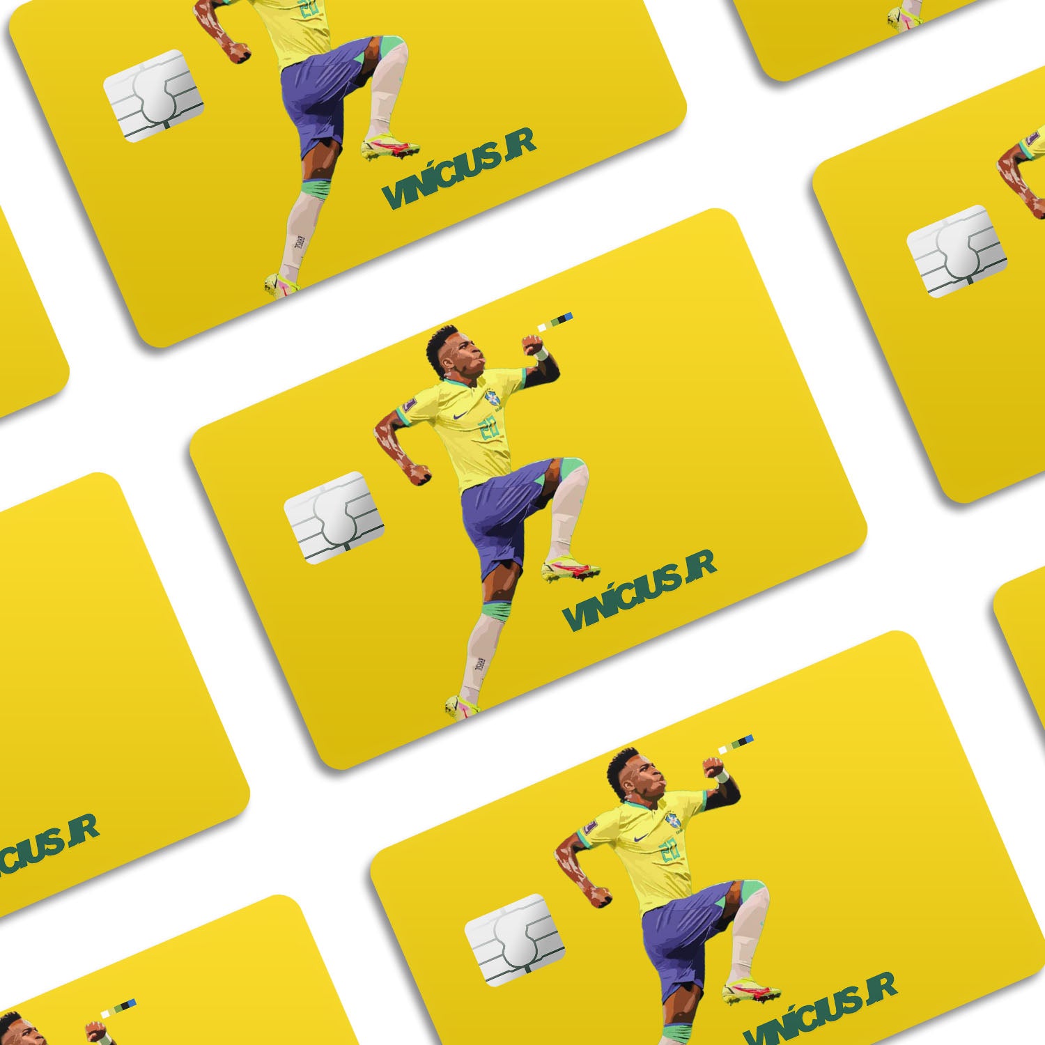 Flex Designs Credit Card Vinicius Junior FlexM Window Skins - Sports  Credit Card & Debit Card Skin