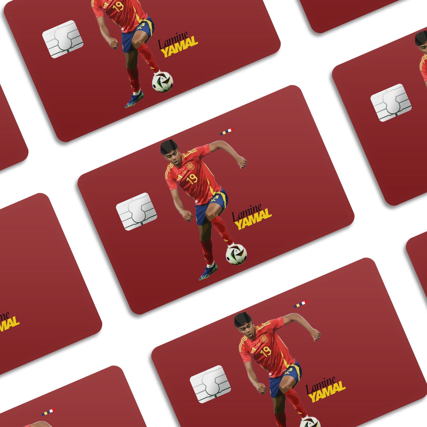 Flex Designs Credit Card Lamine Yamal FlexM Window Skins - Sports  Credit Card & Debit Card Skin