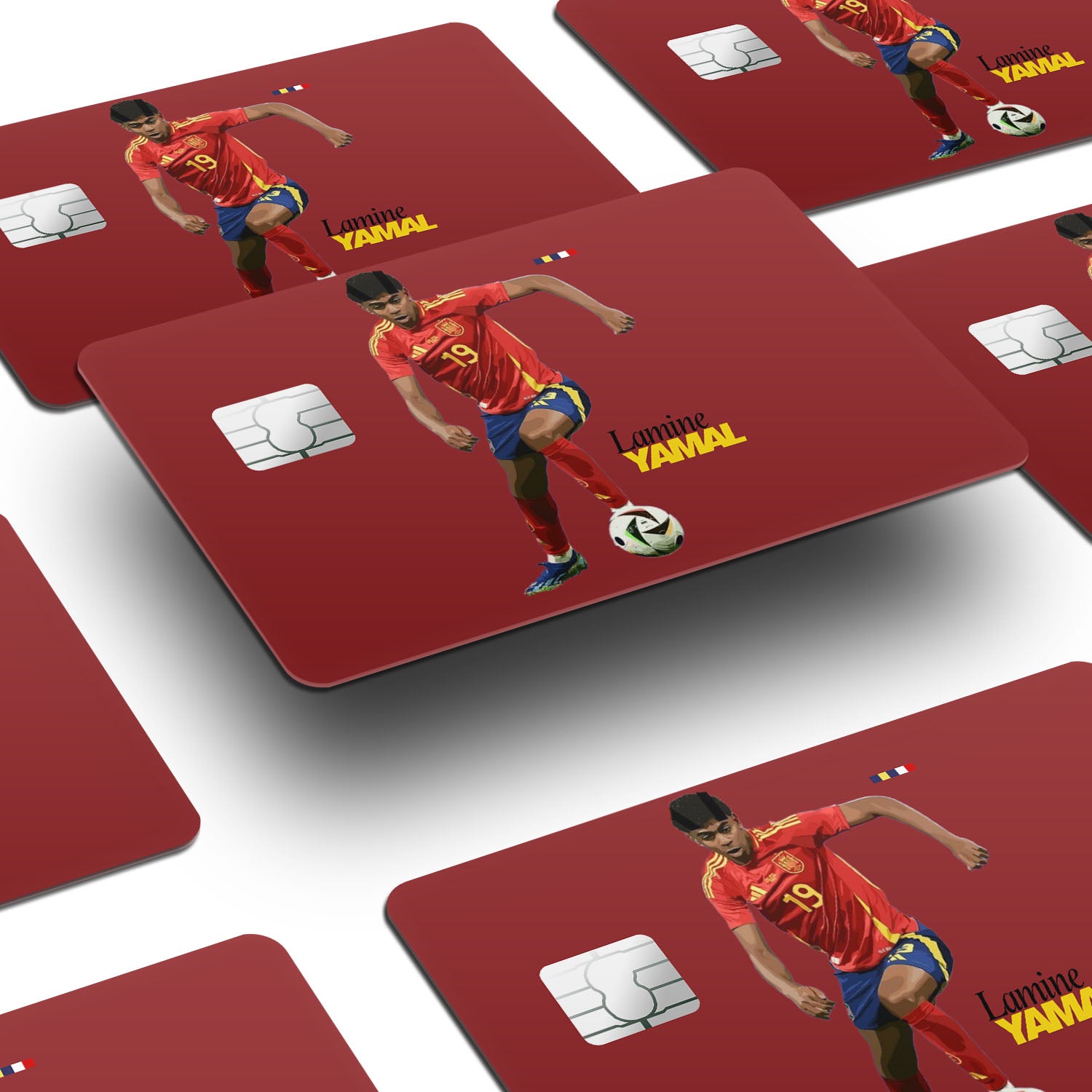 Flex Designs Credit Card Lamine Yamal FlexM Window Skins - Sports  Credit Card & Debit Card Skin