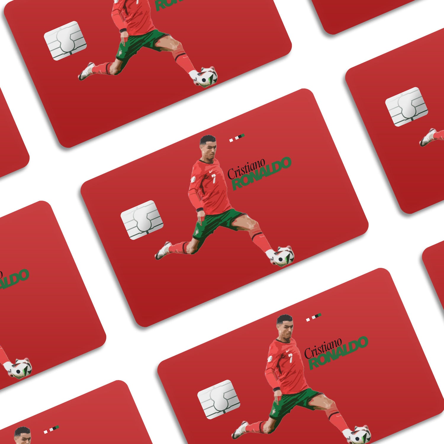 Flex Designs Credit Card Cristiano Ronaldo Portugal FlexM Window Skins - Sports  Credit Card & Debit Card Skin