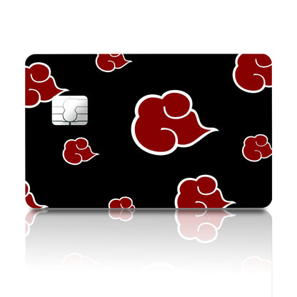 Flex Designs Credit Card Akatsuki Pattern Full Skins - Anime Naruto Credit Card & Debit Card Skin