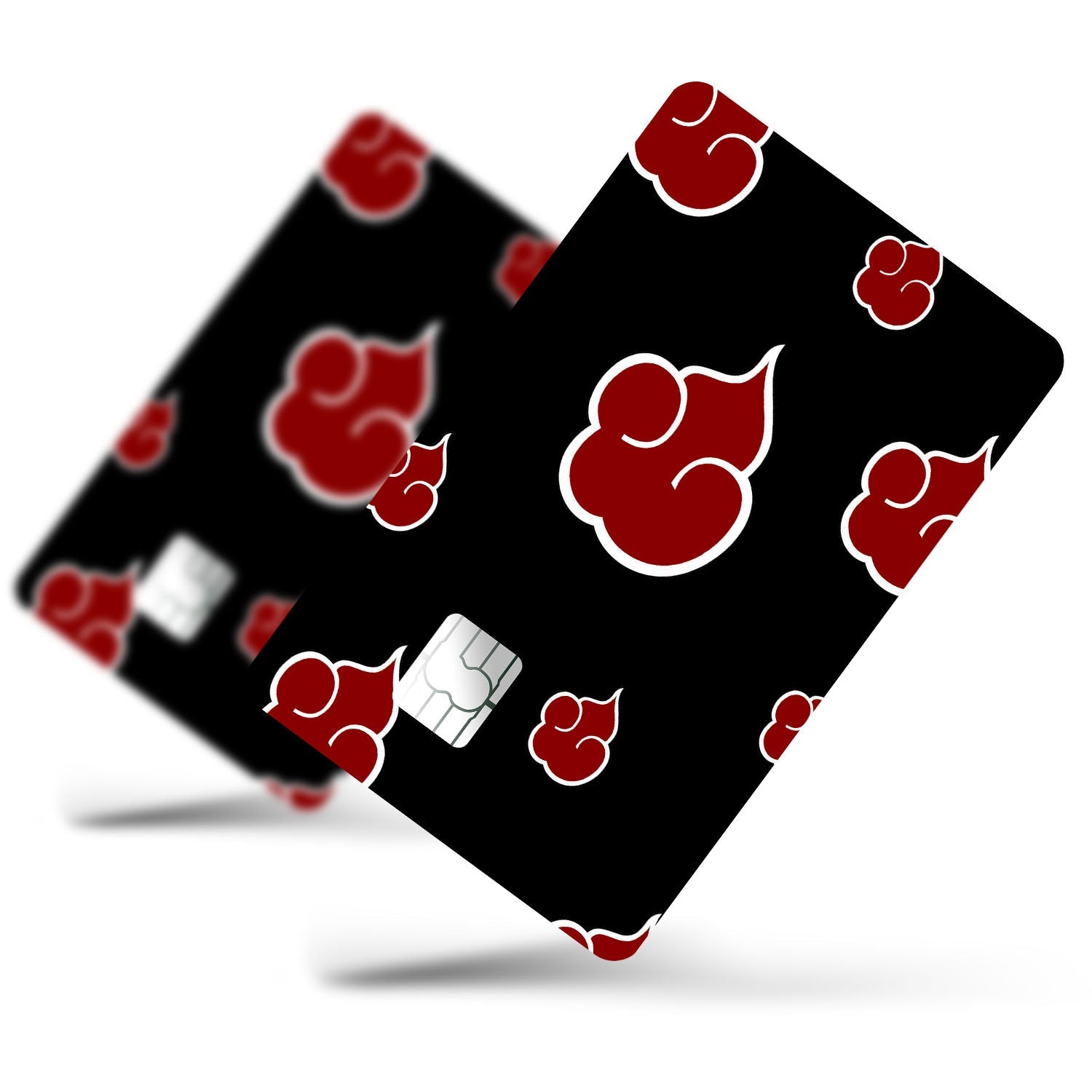 Flex Designs Credit Card Akatsuki Pattern Full Skins - Anime Naruto Credit Card & Debit Card Skin