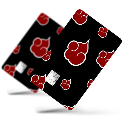 Flex Designs Credit Card Akatsuki Pattern Full Skins - Anime Naruto Credit Card & Debit Card Skin