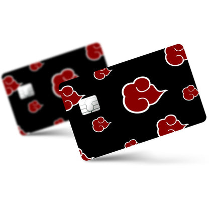 Flex Designs Credit Card Akatsuki Pattern Full Skins - Anime Naruto Credit Card & Debit Card Skin