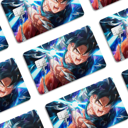 Flex Designs Credit Card Dragon Ball Goku Kamehameha Window Skins - Anime Dragon Ball Credit Card & Debit Card Skin