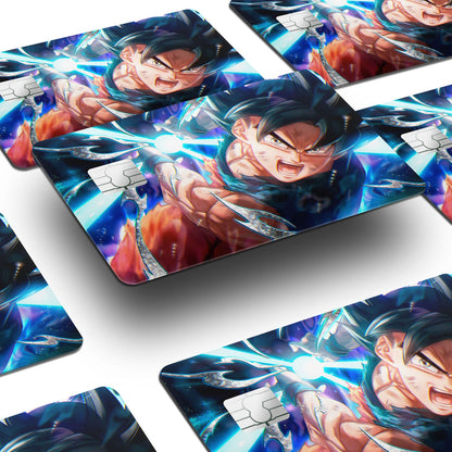 Flex Designs Credit Card Dragon Ball Goku Kamehameha Window Skins - Anime Dragon Ball Credit Card & Debit Card Skin