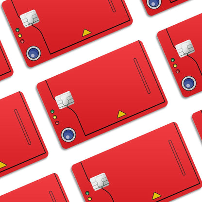 Flex Designs Credit Card Pokemon Pokedex Window Skins - Anime Pokemon Credit Card & Debit Card Skin
