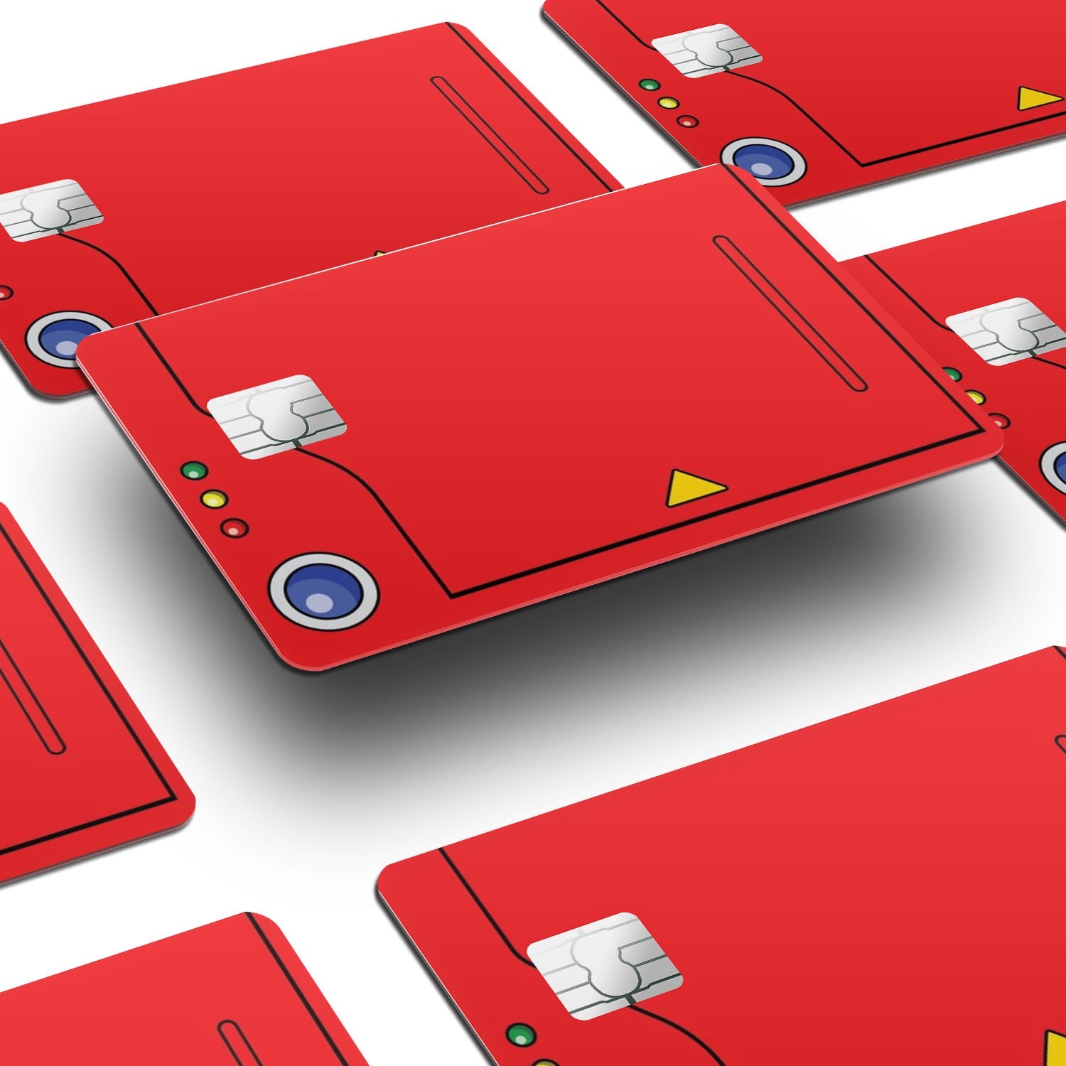 Flex Designs Credit Card Pokemon Pokedex Window Skins - Anime Pokemon Credit Card & Debit Card Skin