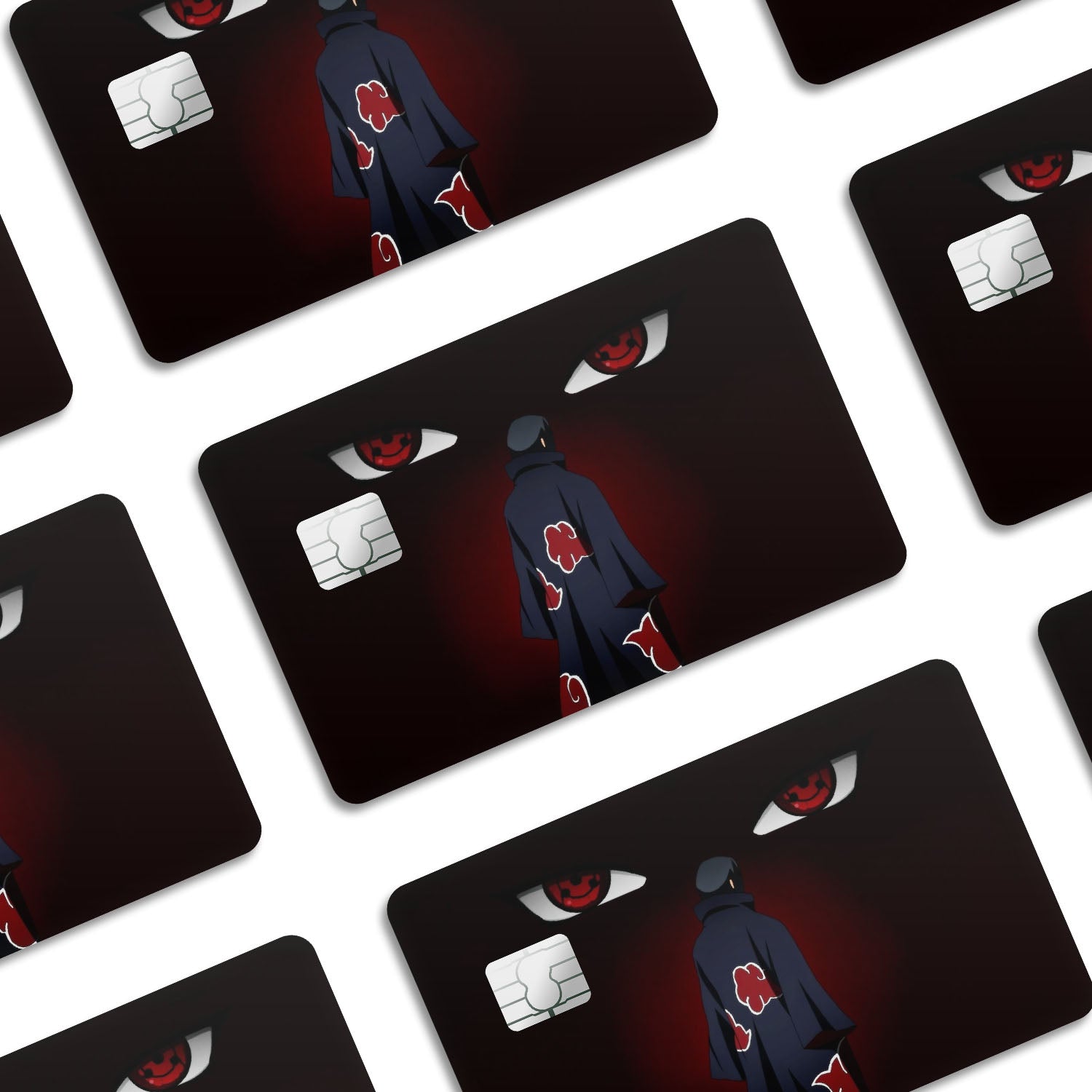 Flex Designs Credit Card Itachi Tsukuyomi Window Skins - Anime Naruto Credit Card & Debit Card Skin