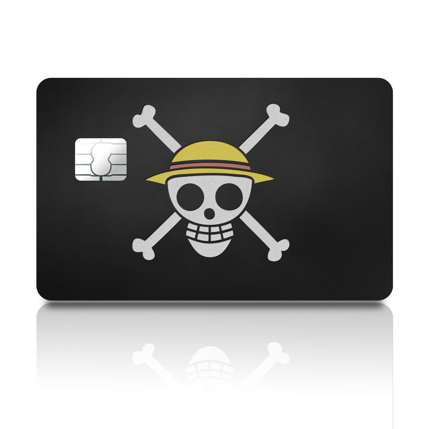 Flex Designs Credit Card One Piece Strawhat Jolly Rogers Pirate Flag Full Skins - Anime One Piece Credit Card & Debit Card Skin
