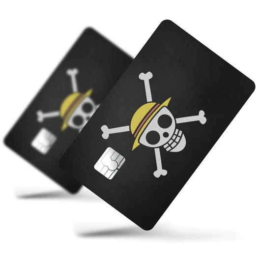 Flex Designs Credit Card One Piece Strawhat Jolly Rogers Pirate Flag Full Skins - Anime One Piece Credit Card & Debit Card Skin