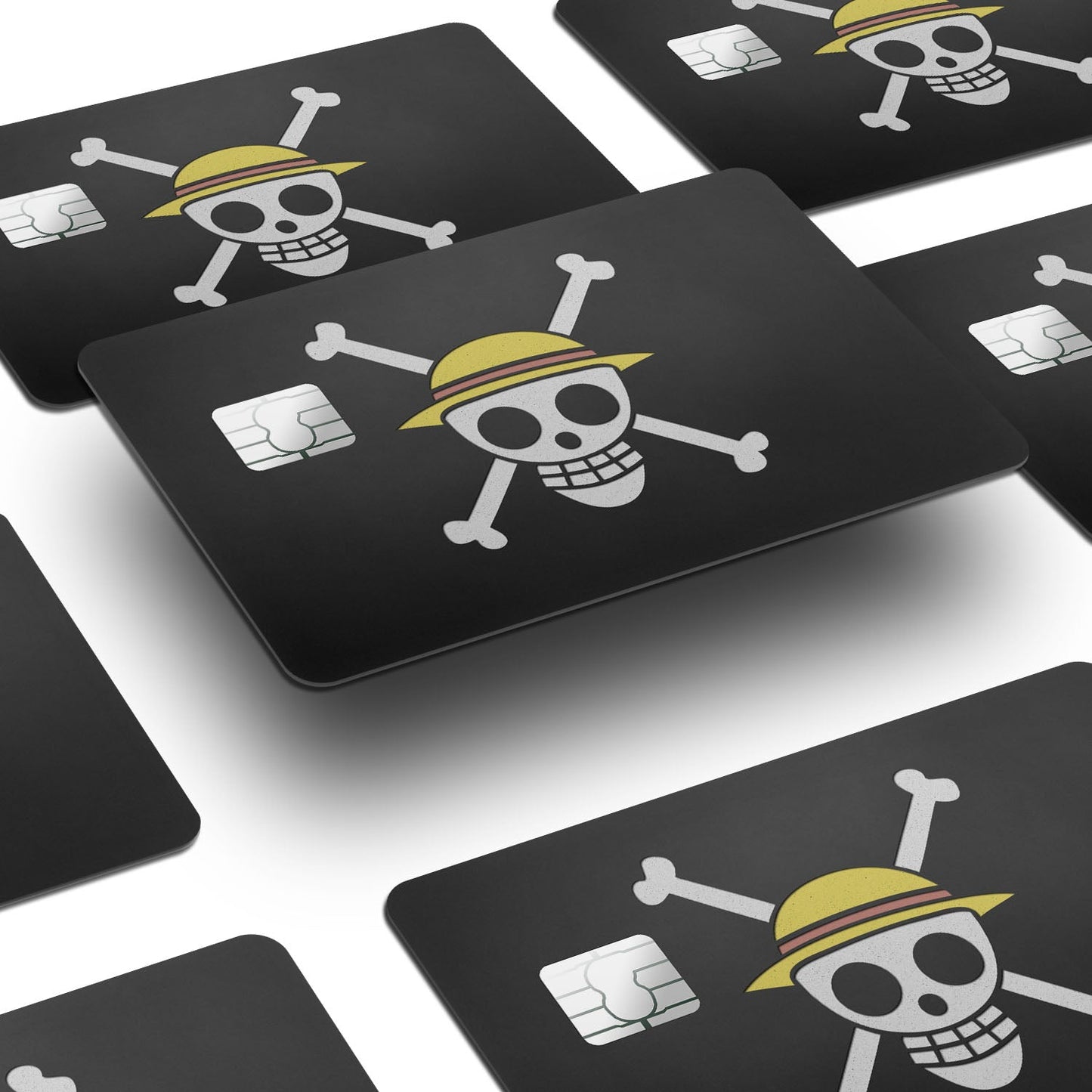 Flex Designs Credit Card One Piece Strawhat Jolly Rogers Pirate Flag Window Skins - Anime One Piece Credit Card & Debit Card Skin