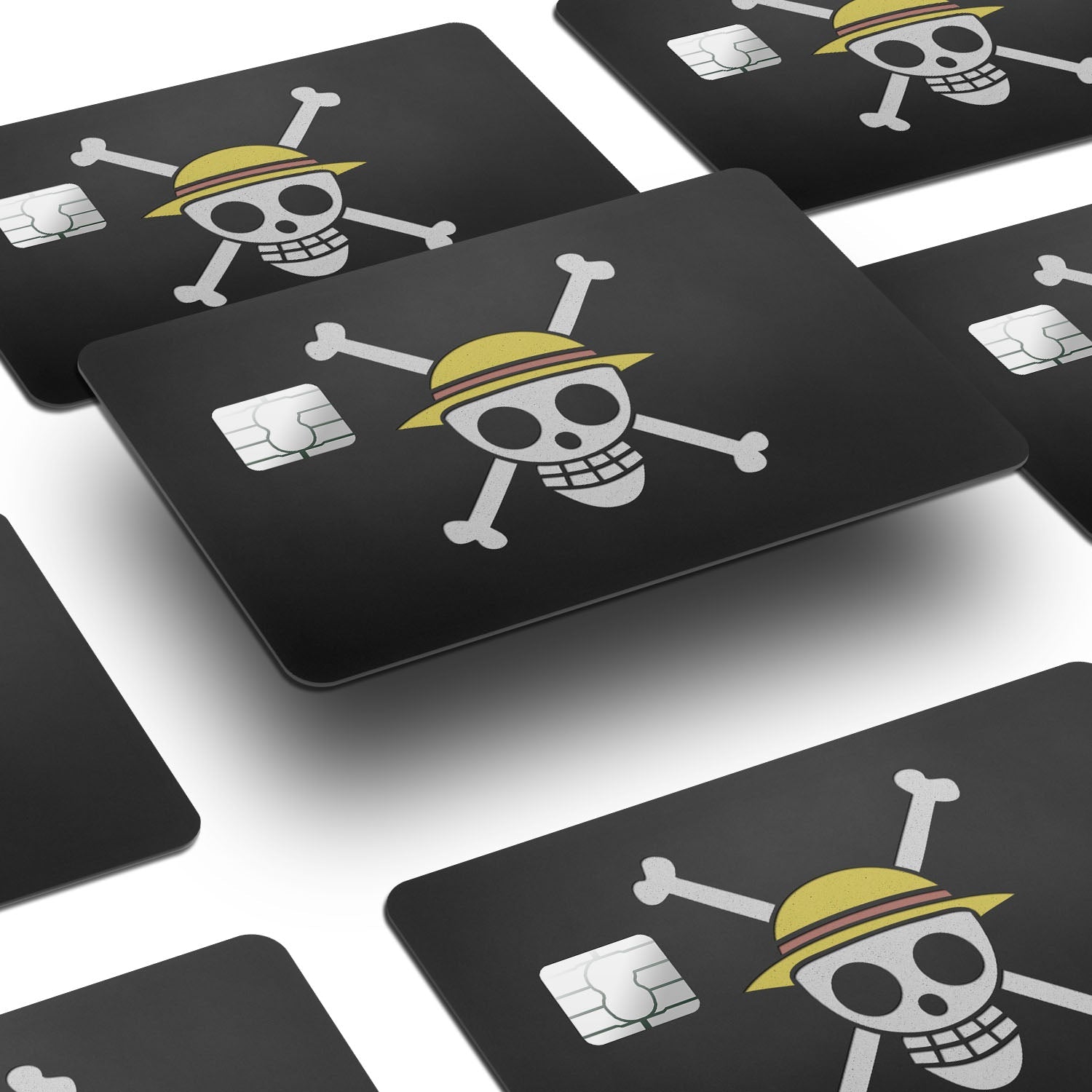 Flex Designs Credit Card One Piece Strawhat Jolly Rogers Pirate Flag Window Skins - Anime One Piece Credit Card & Debit Card Skin