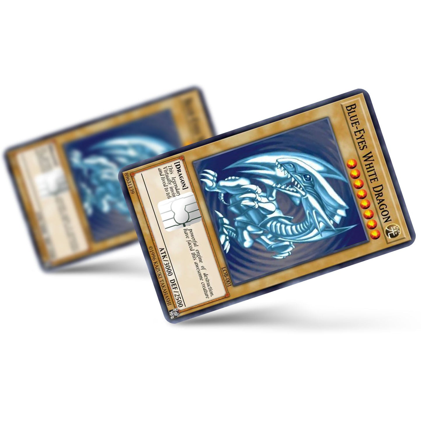 Flex Designs Credit Card Yu Gi Oh Blue Eyes White Dragon Full Skins - Anime Yu-Gi-Oh Credit Card & Debit Card Skin