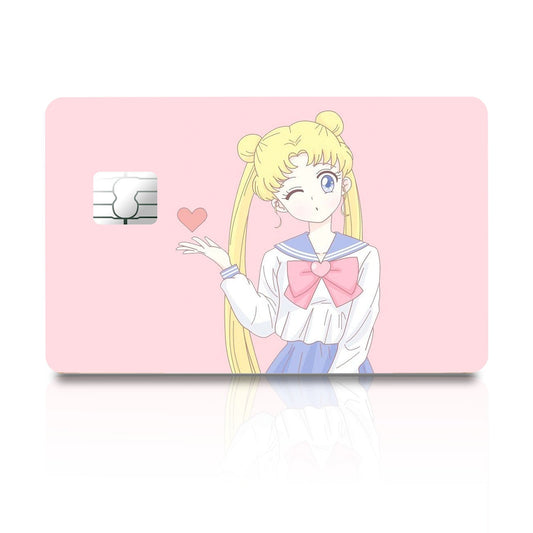 Flex Designs Credit Card Sailor Moon Pink Sweet Full Skins - Anime Sailor Moon Credit Card & Debit Card Skin