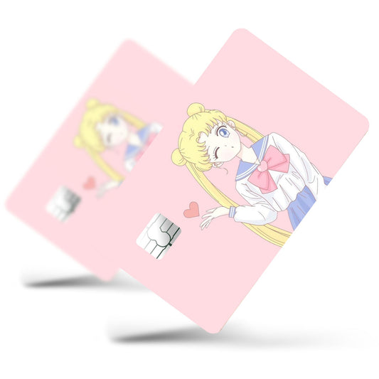 Flex Designs Credit Card Sailor Moon Pink Sweet Full Skins - Anime Sailor Moon Credit Card & Debit Card Skin