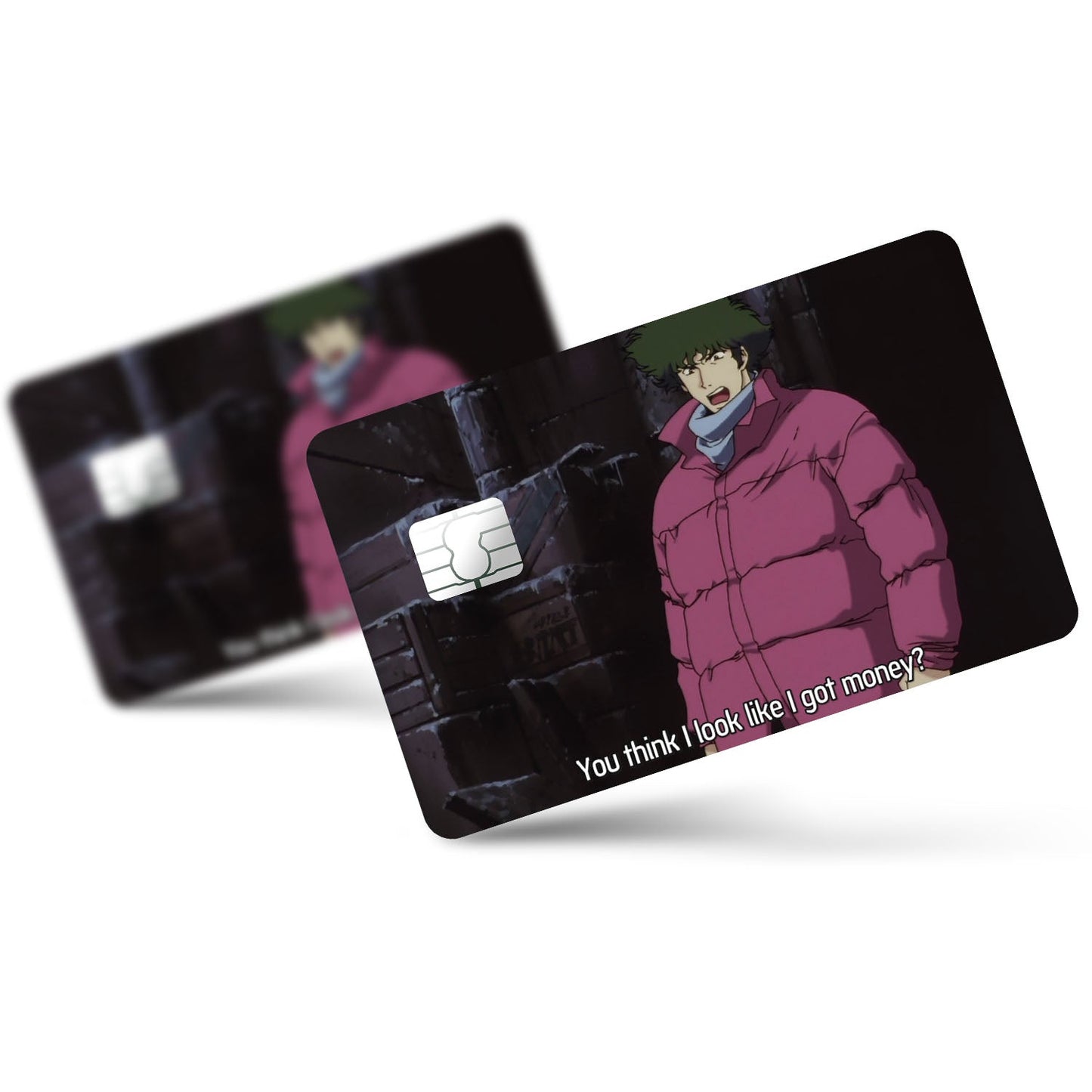 Flex Designs Credit Card You think I look like I got money? Full Skins - Anime Cowboy Bebop Credit Card & Debit Card Skin