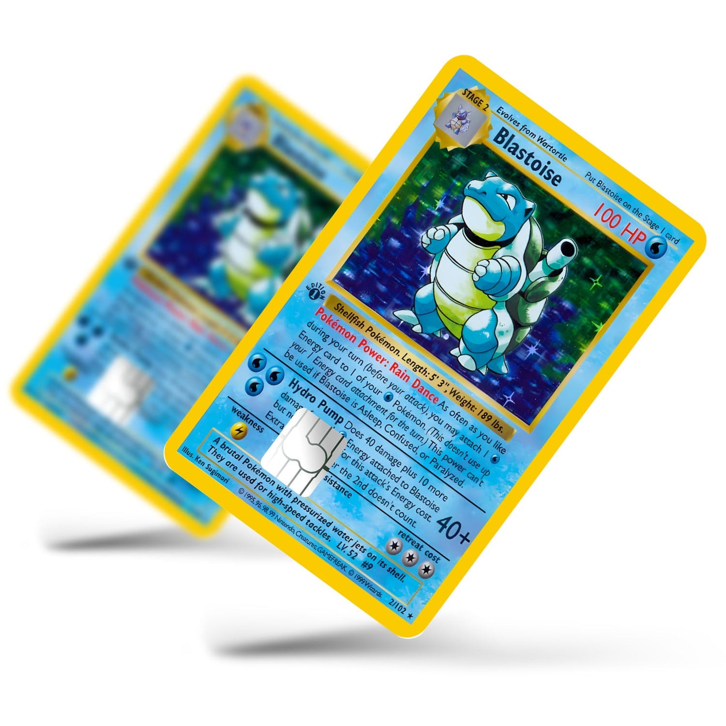 Flex Designs Credit Card Pokemon Blastoise Card Full Skins - Anime Pokemon Credit Card & Debit Card Skin