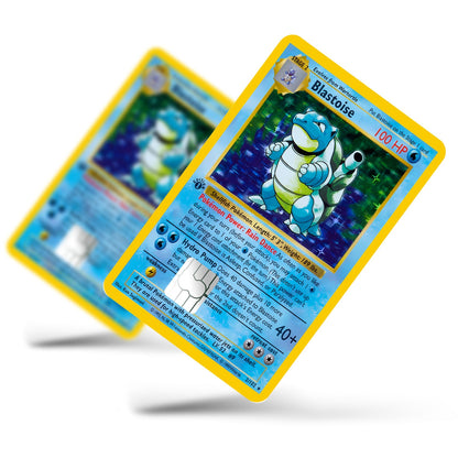 Flex Designs Credit Card Pokemon Blastoise Card Full Skins - Anime Pokemon Credit Card & Debit Card Skin