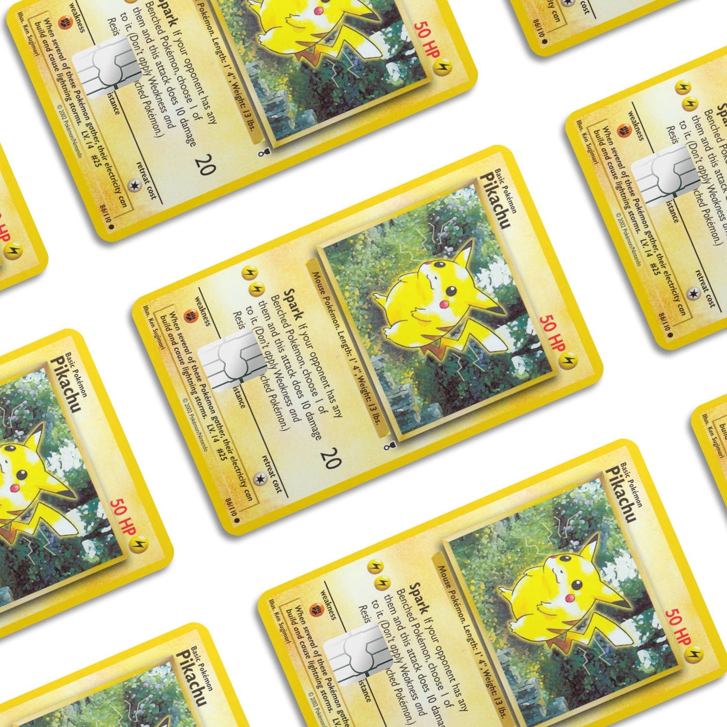 Flex Designs Credit Card Pokemon Pikachu Card Window Skins - Anime Pokemon Credit Card & Debit Card Skin