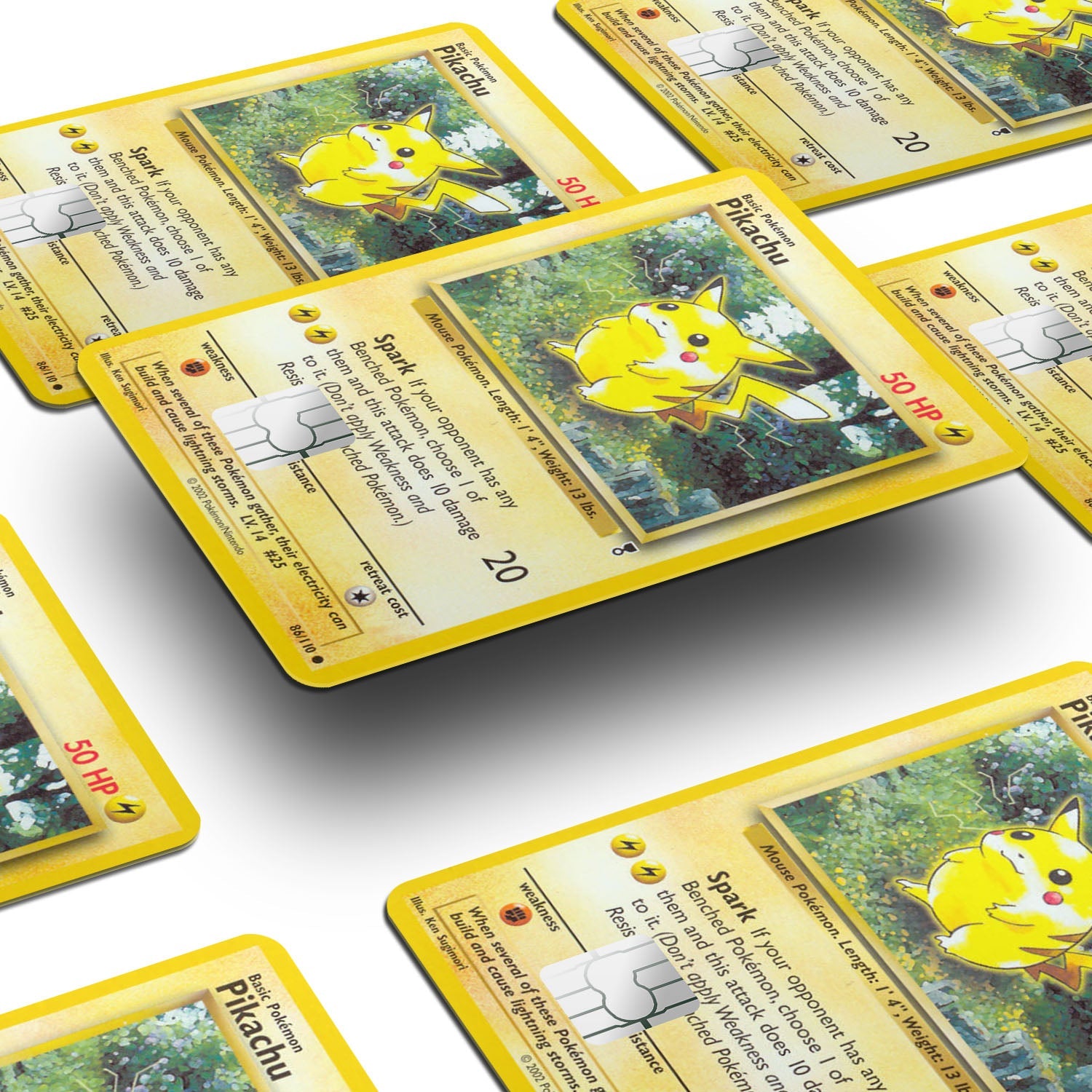 Flex Designs Credit Card Pokemon Pikachu Card Window Skins - Anime Pokemon Credit Card & Debit Card Skin