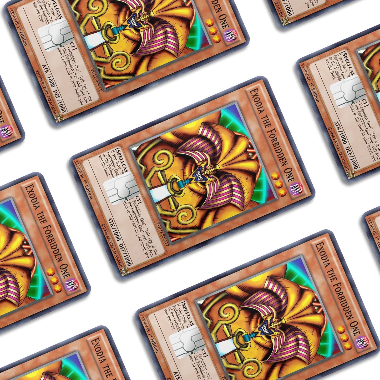 Flex Designs Credit Card Yugioh Exodia the Forbidden Window Skins - Anime Yu-Gi-Oh Credit Card & Debit Card Skin