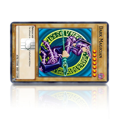Flex Designs Credit Card Yugioh Dark Magician Full Skins - Anime Yu-Gi-Oh Credit Card & Debit Card Skin