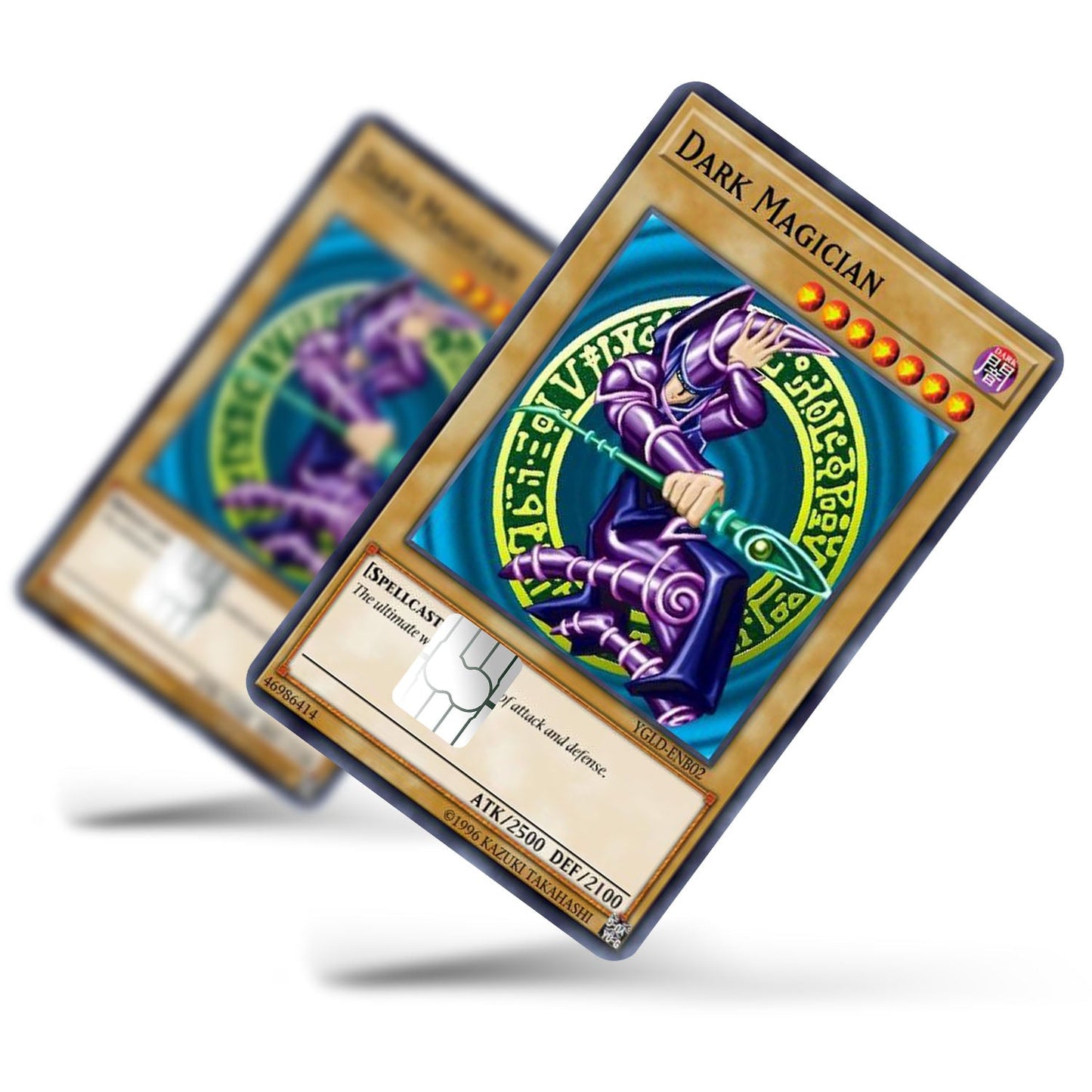 Flex Designs Credit Card Yugioh Dark Magician Full Skins - Anime Yu-Gi-Oh Credit Card & Debit Card Skin