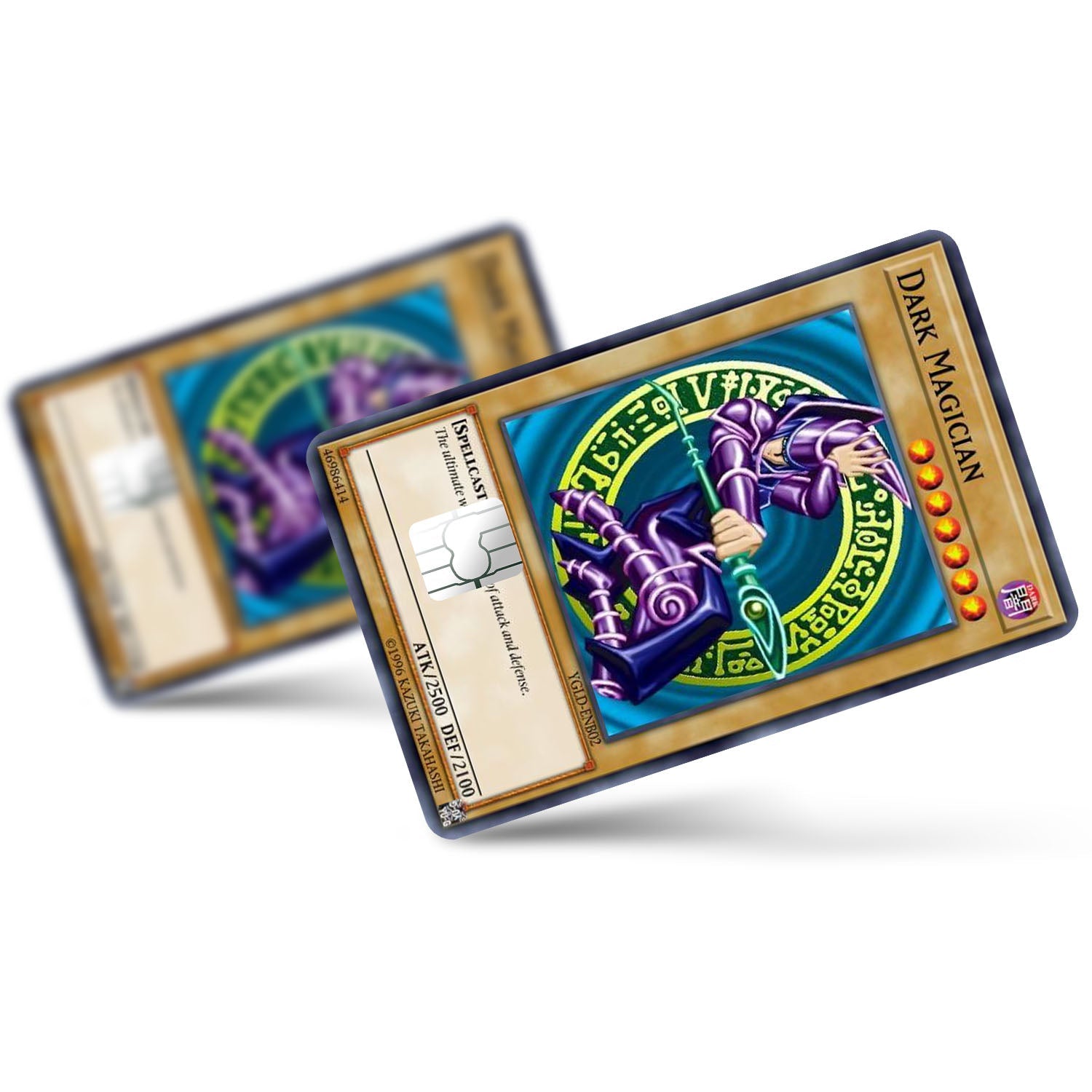 Flex Designs Credit Card Yugioh Dark Magician Full Skins - Anime Yu-Gi-Oh Credit Card & Debit Card Skin