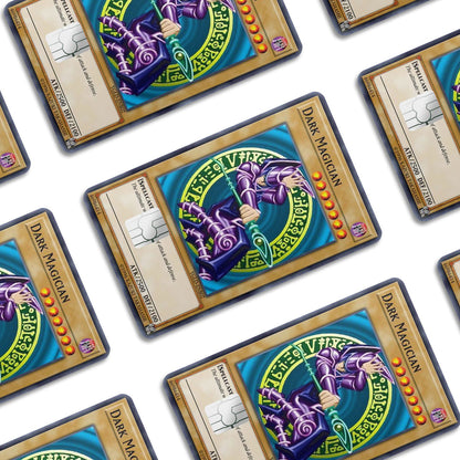 Flex Designs Credit Card Yugioh Dark Magician Window Skins - Anime Yu-Gi-Oh Credit Card & Debit Card Skin