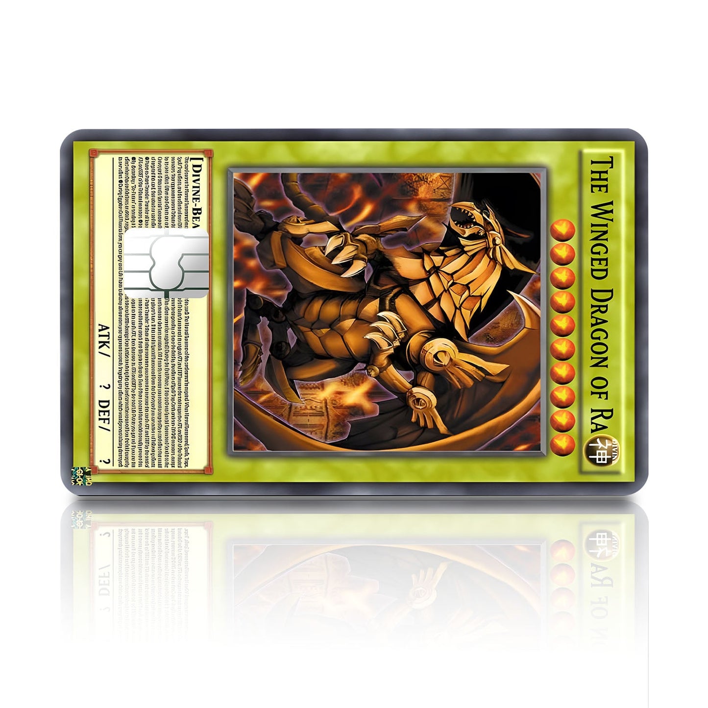 Flex Designs Credit Card Yugioh Winged Dragon of Ra Full Skins - Anime Yu-Gi-Oh Credit Card & Debit Card Skin