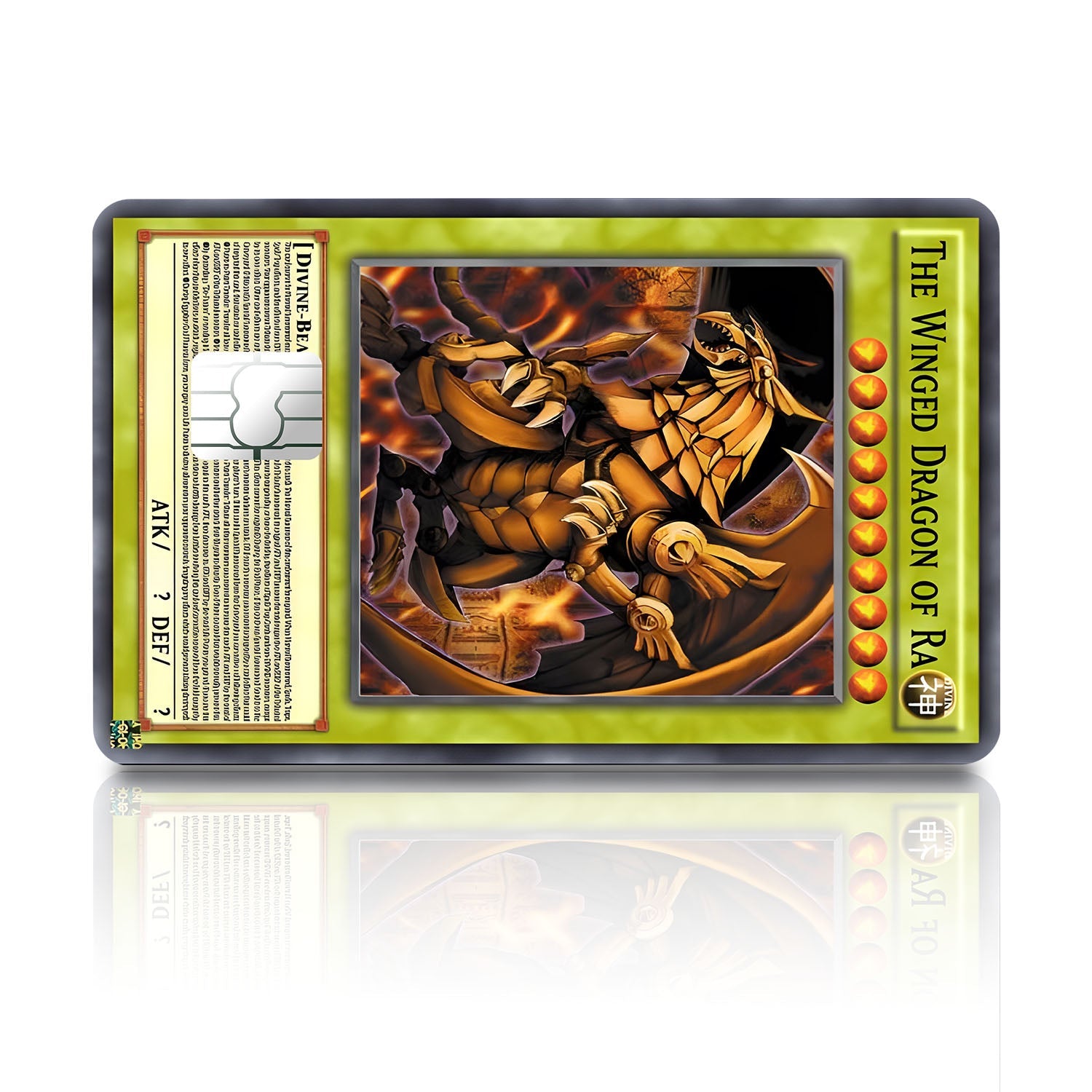 Flex Designs Credit Card Yugioh Winged Dragon of Ra Full Skins - Anime Yu-Gi-Oh Credit Card & Debit Card Skin