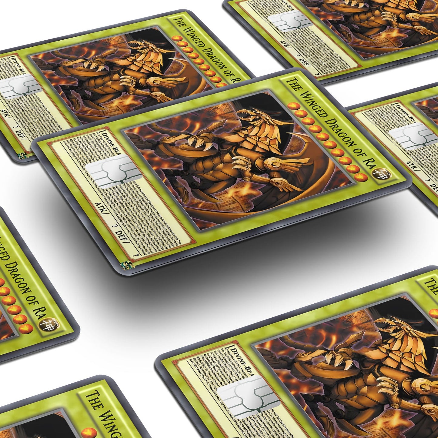 Flex Designs Credit Card Yugioh Winged Dragon of Ra Window Skins - Anime Yu-Gi-Oh Credit Card & Debit Card Skin