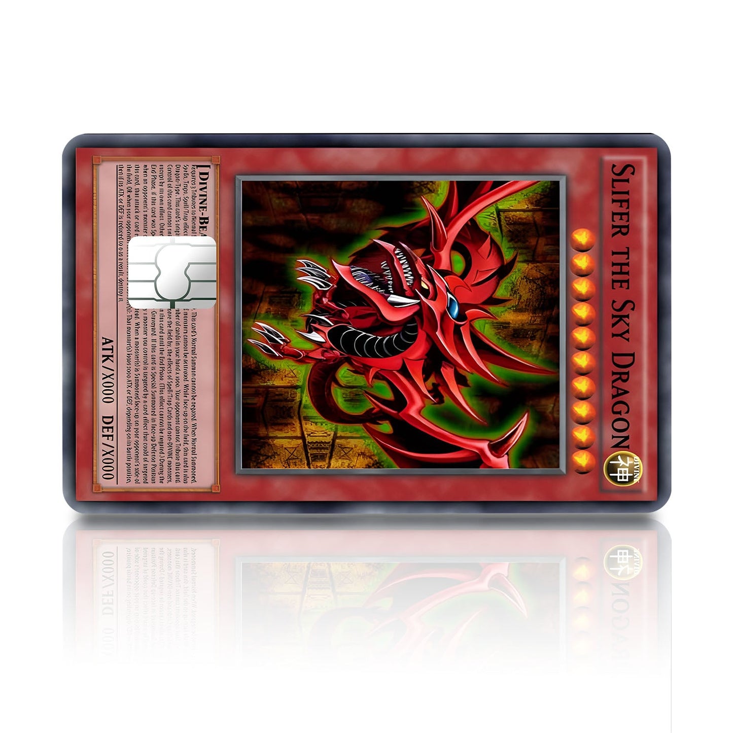 Flex Designs Credit Card Yugioh Slifer the Sky Dragon Full Skins - Anime Yu-Gi-Oh Credit Card & Debit Card Skin