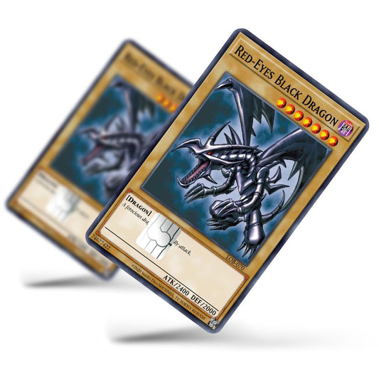 Flex Designs Credit Card Yugioh Red Eyes Black Dragon Full Skins - Anime Yu-Gi-Oh Credit Card & Debit Card Skin