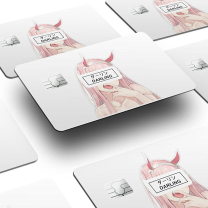 Flex Designs Credit Card Zero Two Window Skins - Anime Darling in the Franxx Credit Card & Debit Card Skin