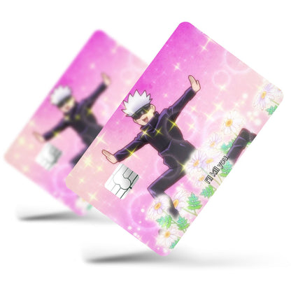 Flex Designs Credit Card Gojo I'll Kill You Full Skins - Anime Jujutsu Kaisen Credit Card & Debit Card Skin