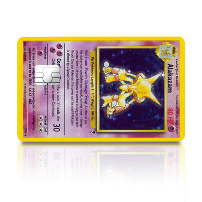 Flex Designs Credit Card Pokemon Alakazam Card Full Skins - Anime Pokemon Credit Card & Debit Card Skin